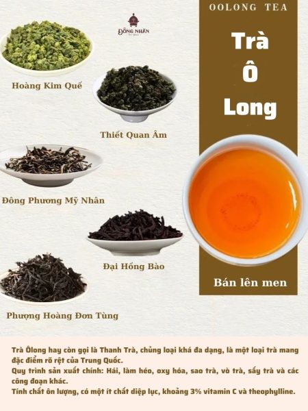 Các dòng trà Ô Long nổi tiếng thế giới