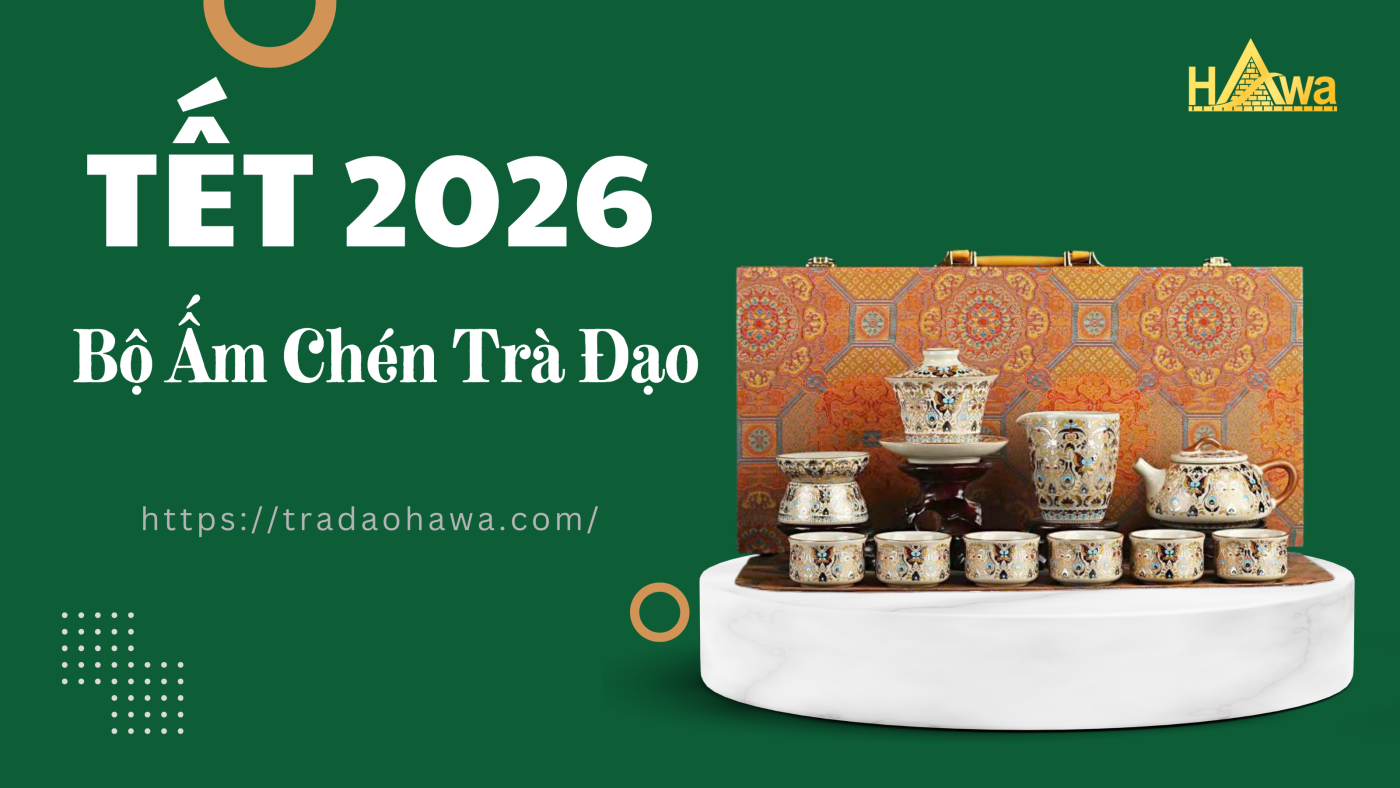 Quà Tết 2025 Cao Cấp – Bộ Ấm Chén Trà Đạo