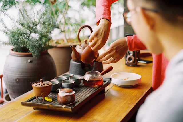 Phụ kiện phòng trà đẹp