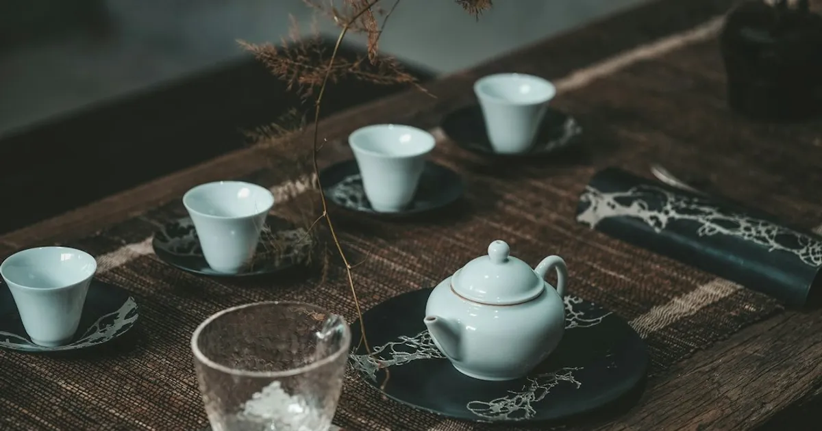 chén sứ ngọc thấu quang Bát Tràng - Hình ảnh minh họa