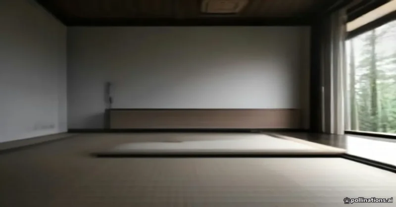 zen tea ceremony minimalist interior aesthetic
