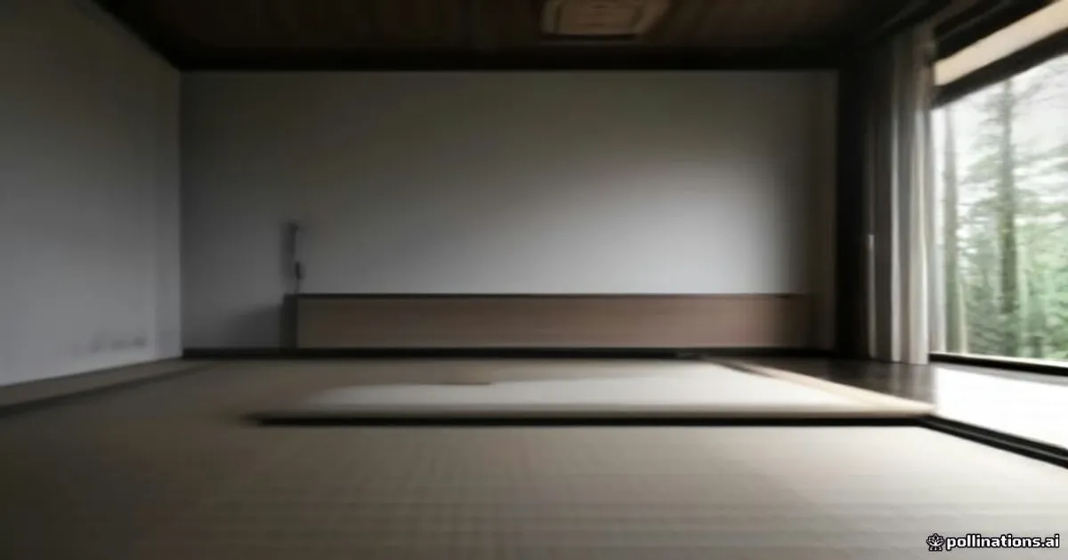 zen tea ceremony minimalist interior aesthetic